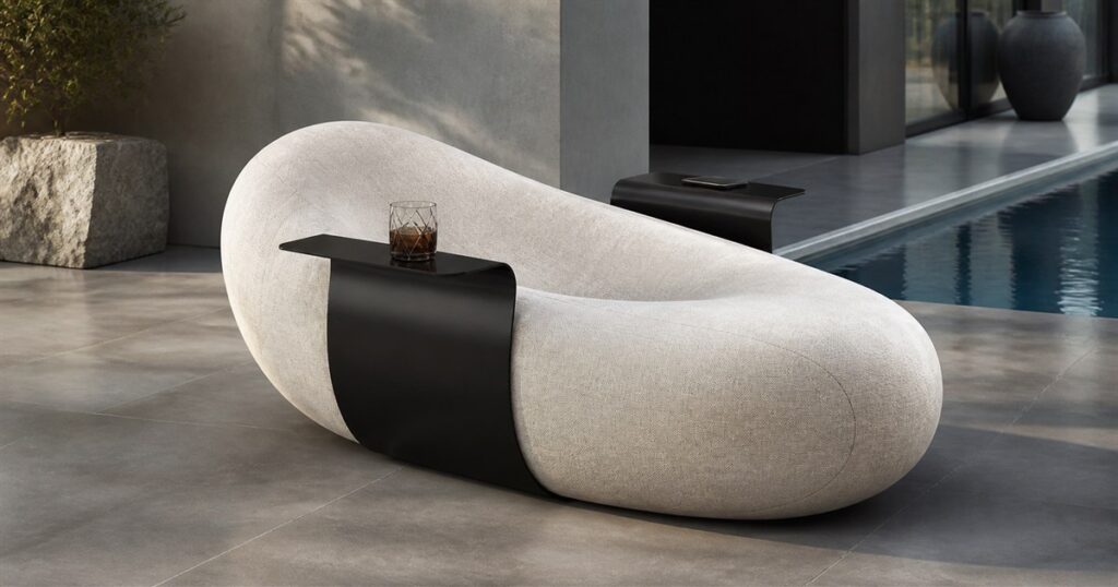 No-text featured image of the Mavimatt Fagiolo sculptural lounge chair