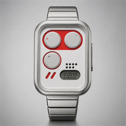 This Rotating-Disc Watch Turns Time Into Wearable Digital Art