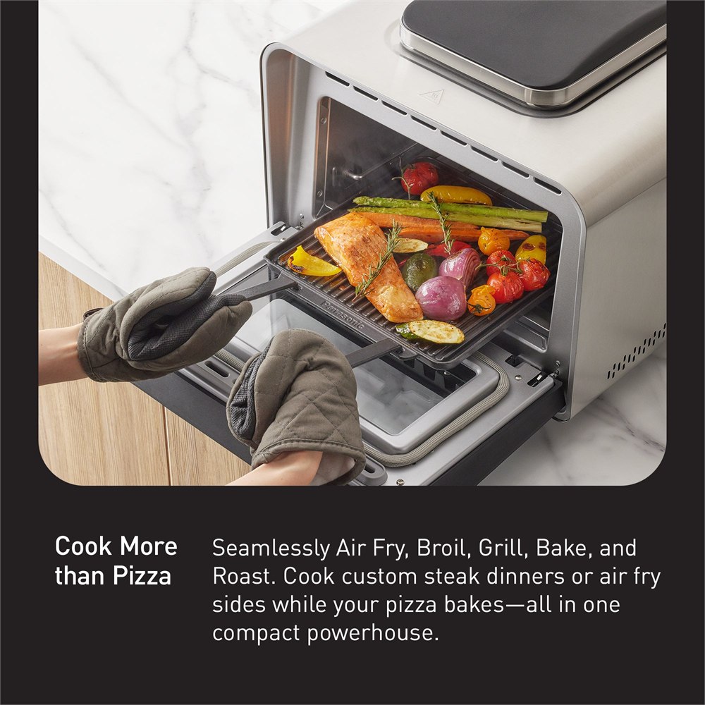 Panasonic FlashXpress oven cooking more than pizza
