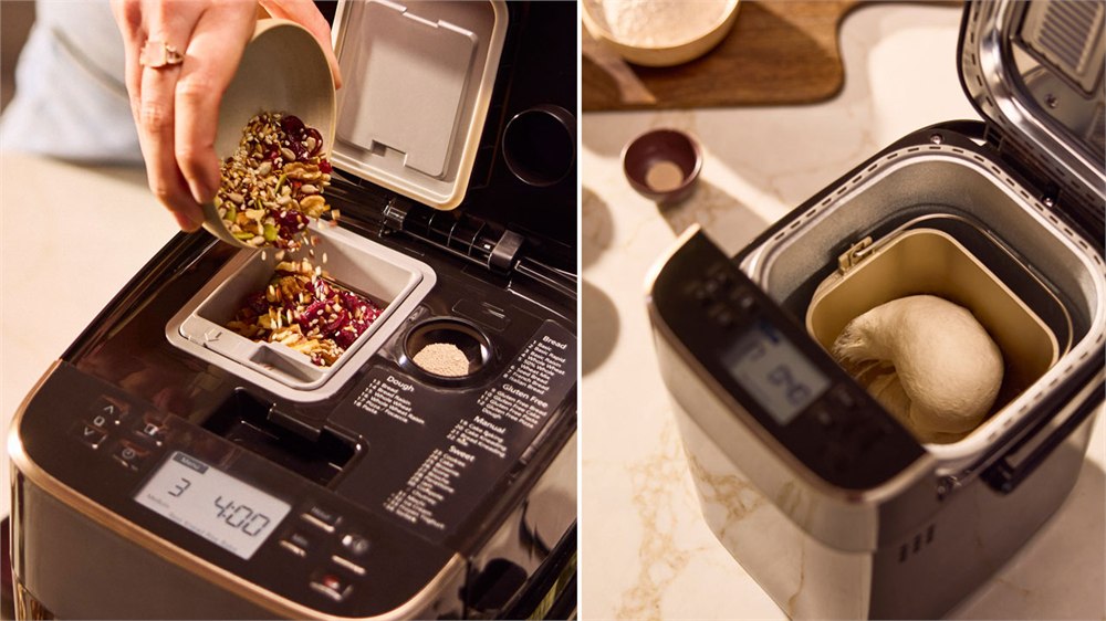 Panasonic SD-PMC100 yeast and raisin nut dispenser with bread pan