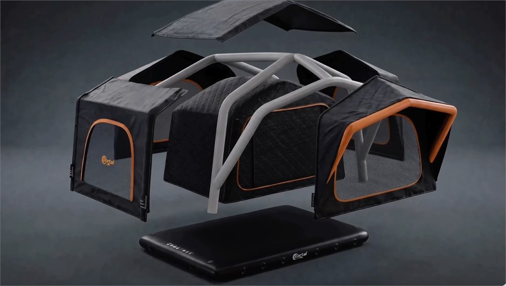 Portal Nomis One inflatable rooftop tent with air beam frame