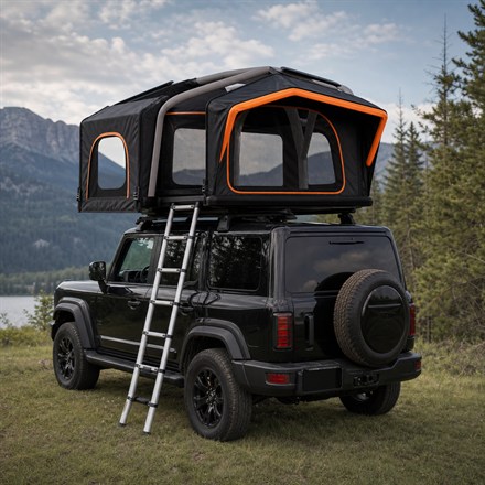 No text square product image of the Portal Nomis One inflatable rooftop tent