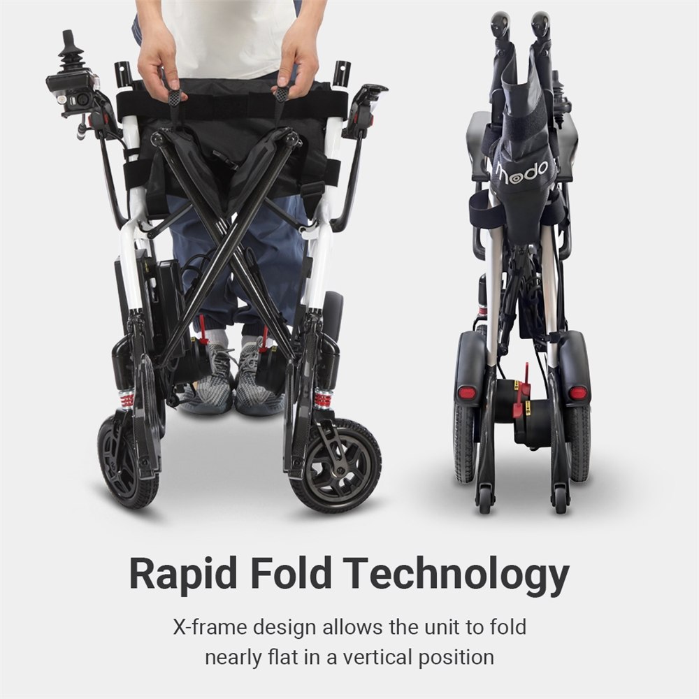 WHILL Modo Breeze rapid folding design detail