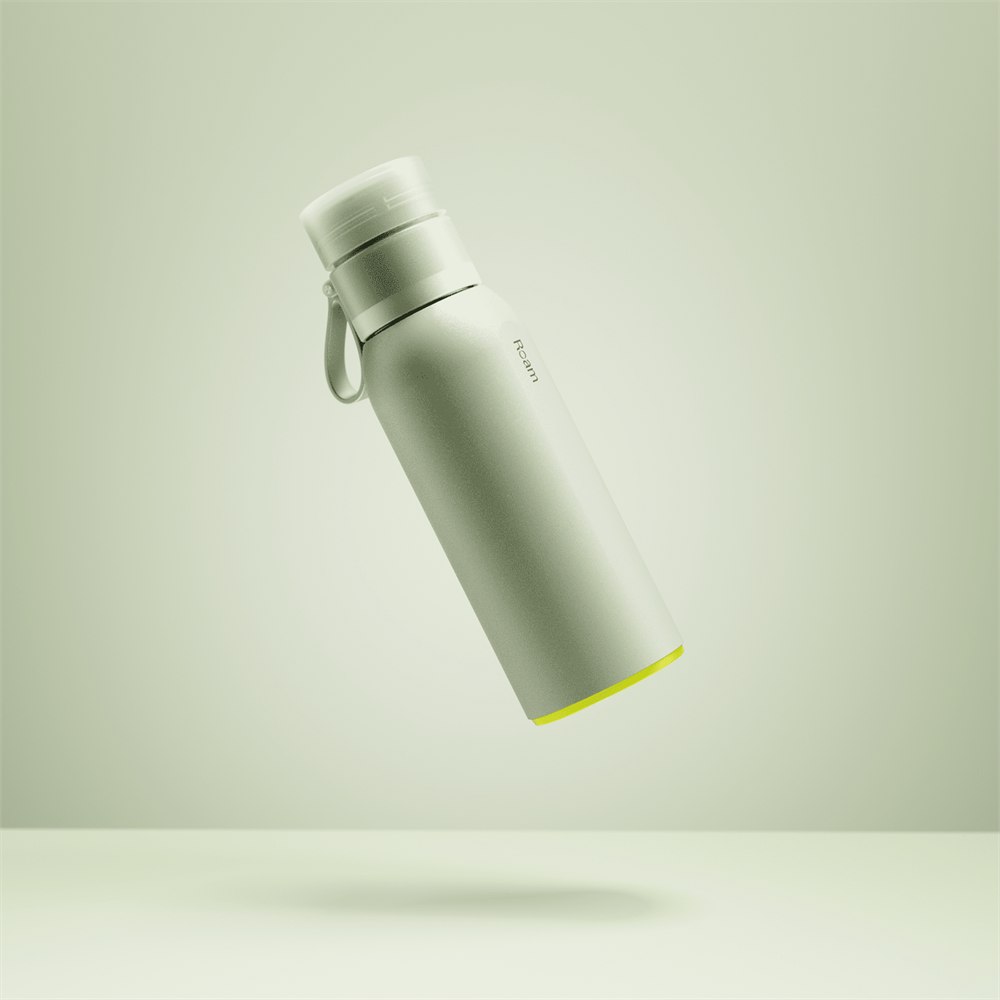 Roam SodaTop insulated carbonation bottle in sage finish