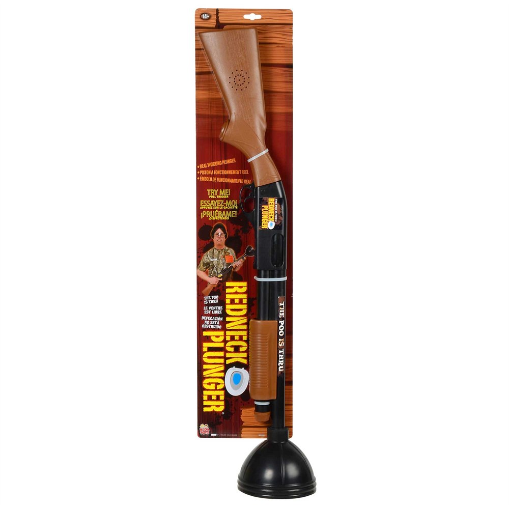 Full silhouette of the Kidz Toyz Redneck Plunger