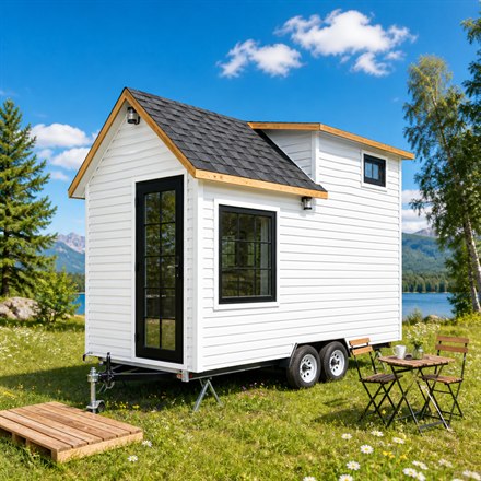 This Off-Grid Tiny House Packs a Towable Cottage Into 20 Feet