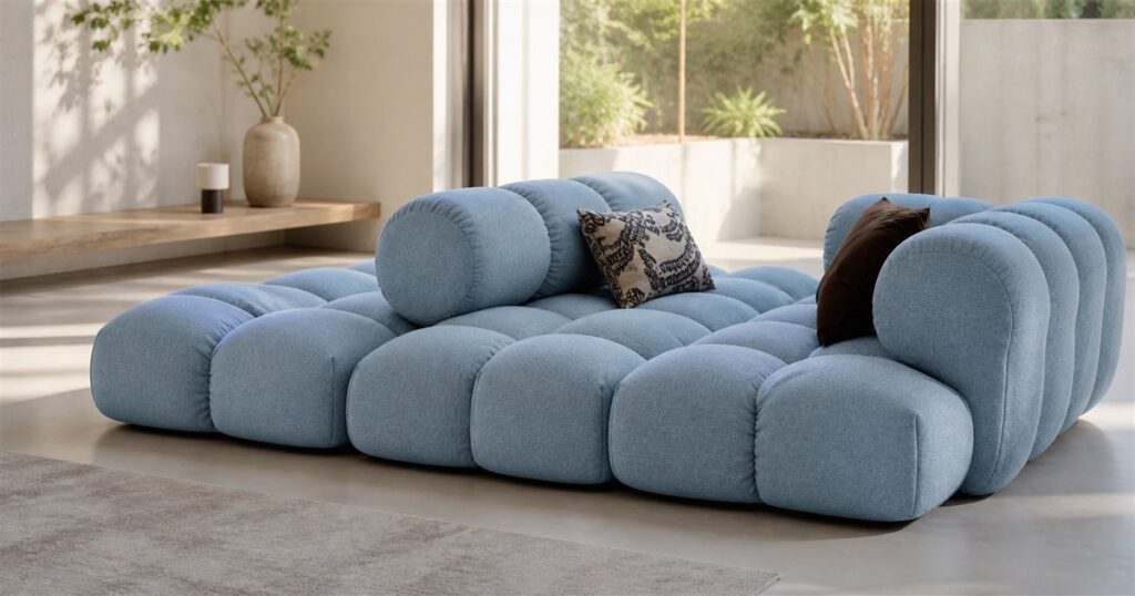 Objekte Unserer Tage SANDER Seating Island in a bright modern room