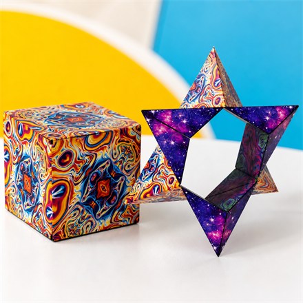 This Magnetic Puzzle Cube Folds Into 100+ Shapes