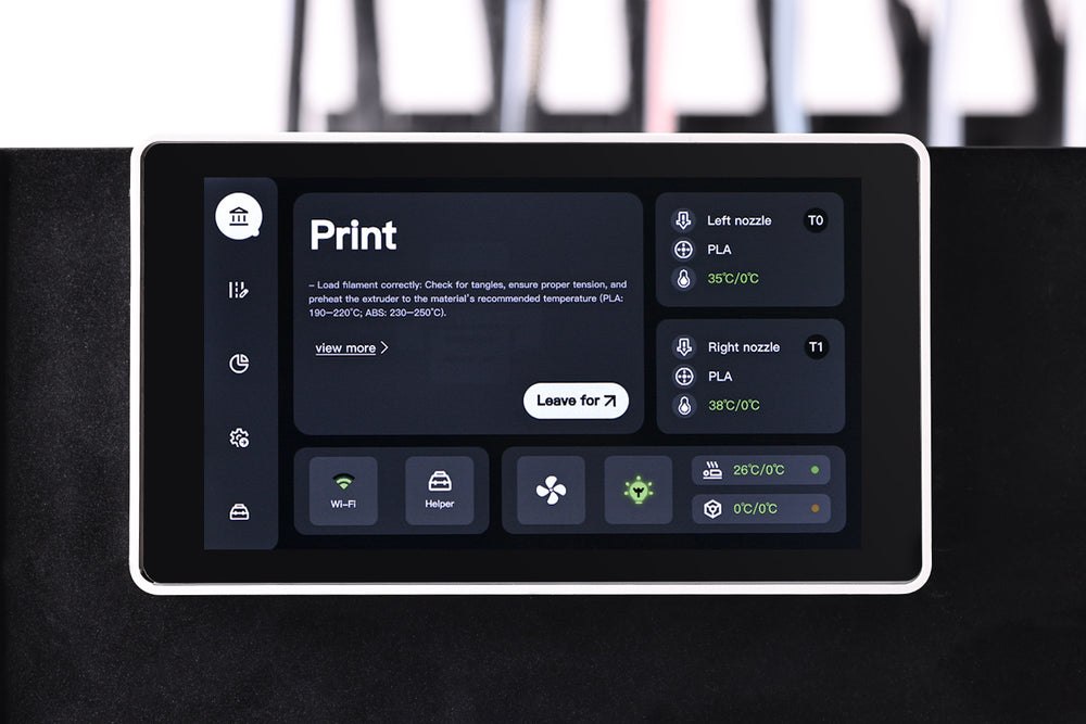 Sovol M1D touchscreen control interface