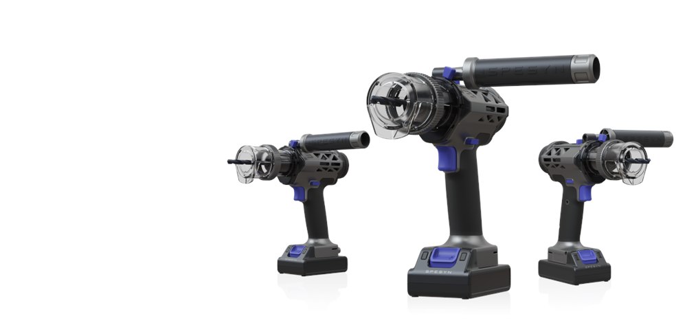 SPESYN ST3 shown in multiple guided drill configurations