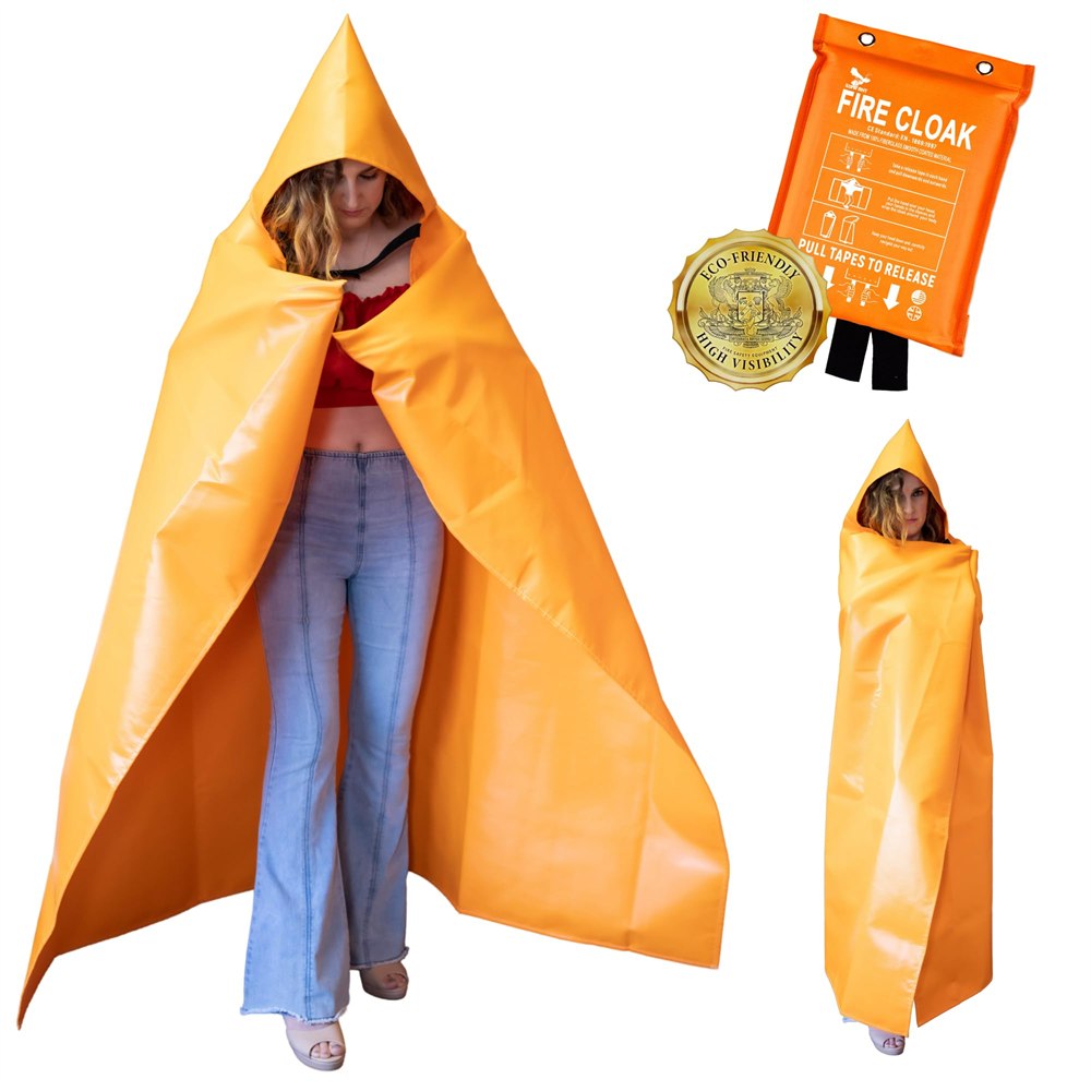 Supa Ant orange wearable fire blanket cape product image 1