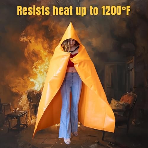 Supa Ant orange wearable fire blanket cape product image 5