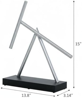 The Swinging Sticks silver rod and black base product view