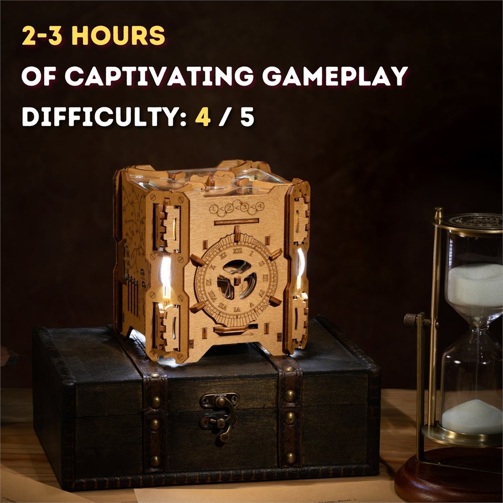 Tesla Box product image noting its 2 to 3 hour gameplay estimate from reseller art