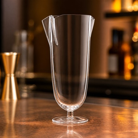 This Double-Pour Cocktail Mixing Glass Serves Two Drinks at Once