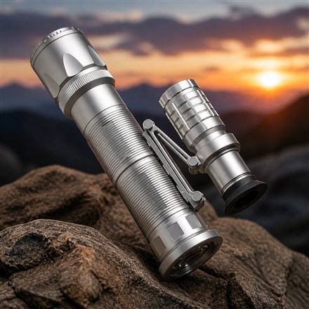 This Telescope Flashlight Lets Your Phone Zoom In From Camp