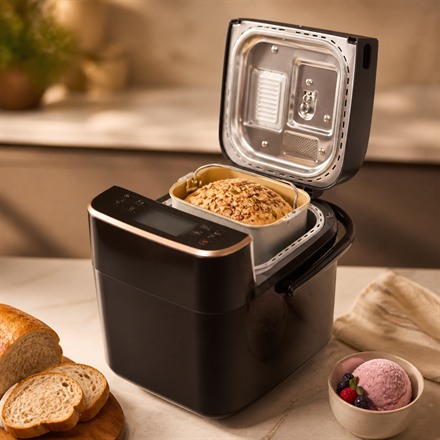 This Mini Bread And Ice Cream Maker Bakes Loaves And Churns Dessert