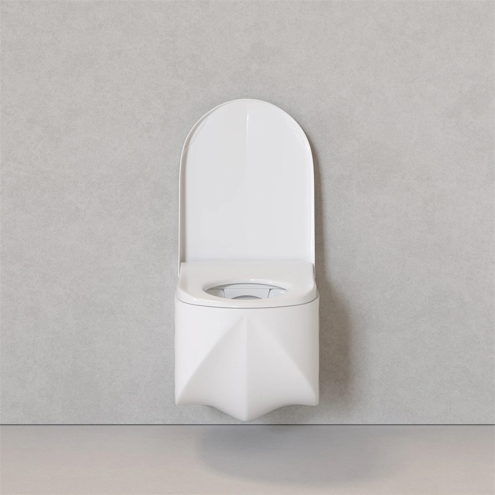 White Trone Altesse smart toilet with the lid open