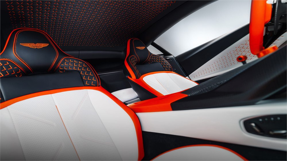 Aston Martin Valen two-seat interior