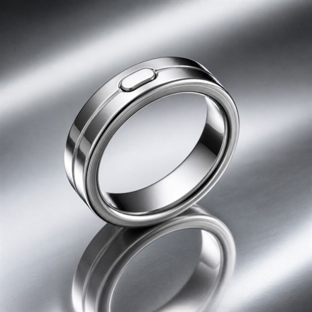 Close-up of the Vocci AI voice-recording ring