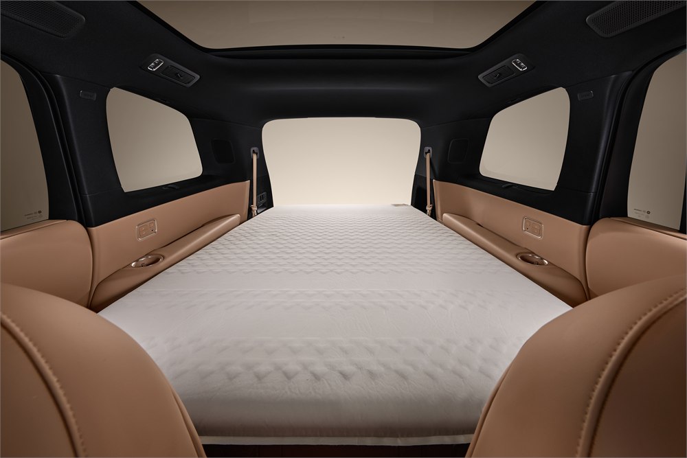 Xiaomi SkyNomad N90 Max folded rear bed layout