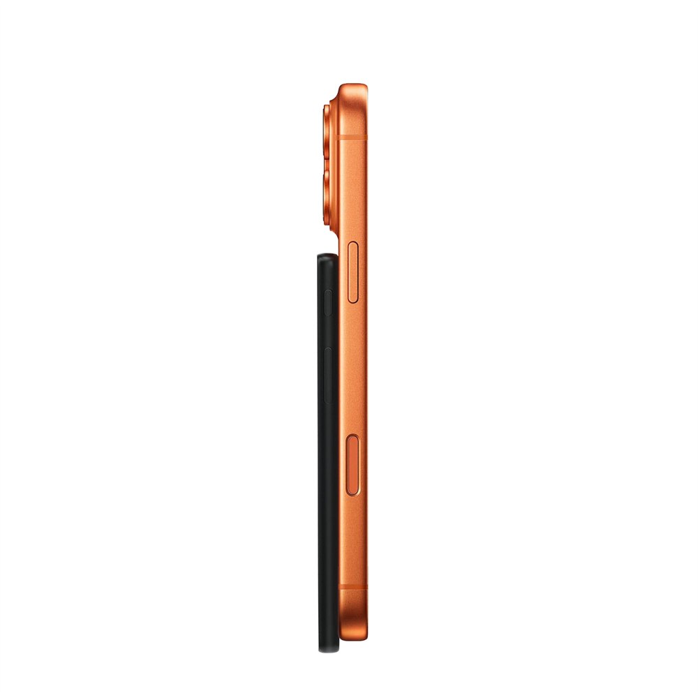 Xteink X4 Pro thin side profile with buttons beside a phone