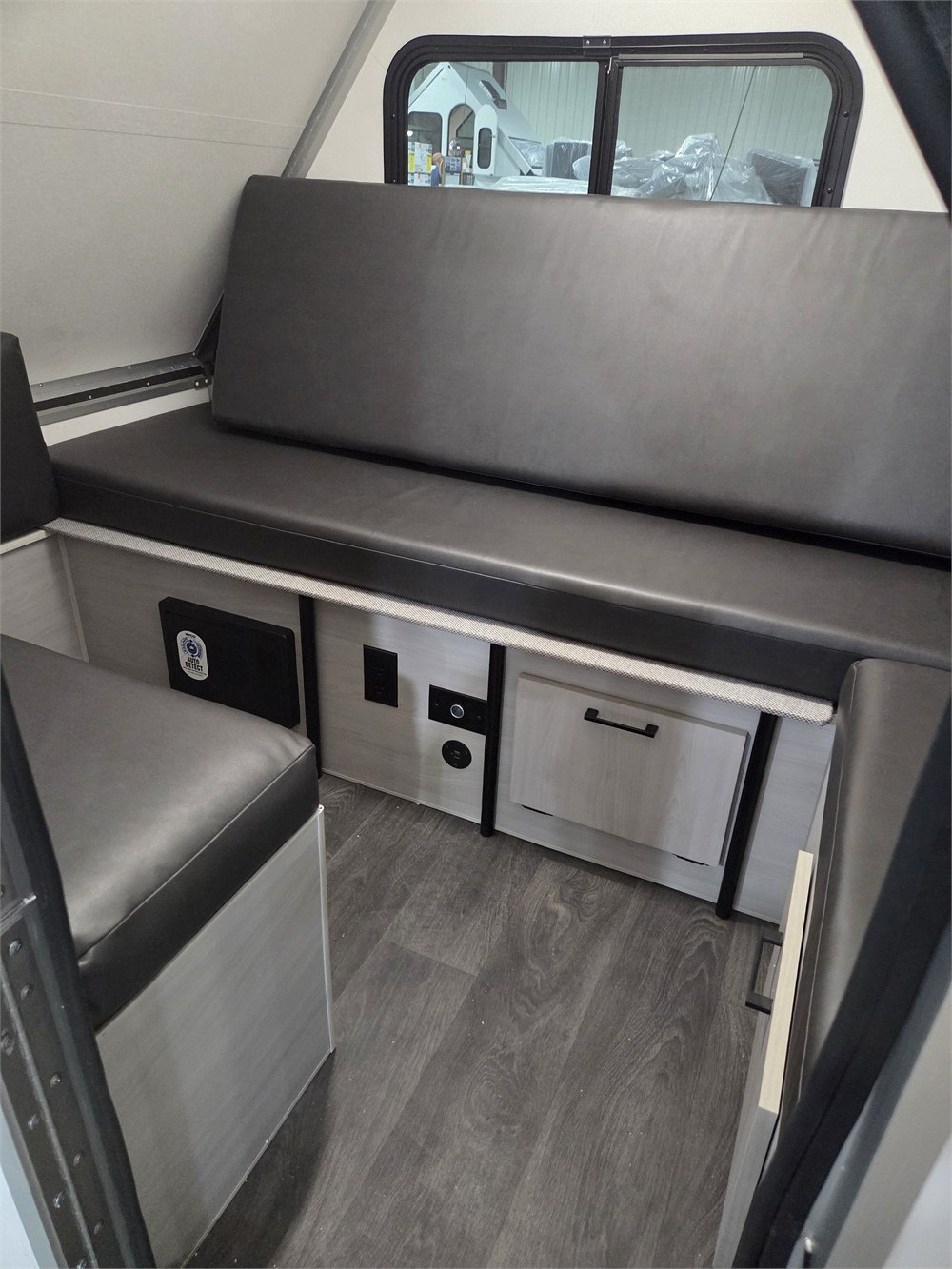 Alite bench seating and lower cabinets