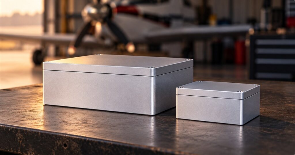 This Aluminum Strongbox Stores Your Essentials Behind a Screw-Fastened Lid