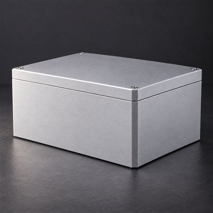 This Aluminum Strongbox Stores Your Essentials Behind a Screw-Fastened Lid