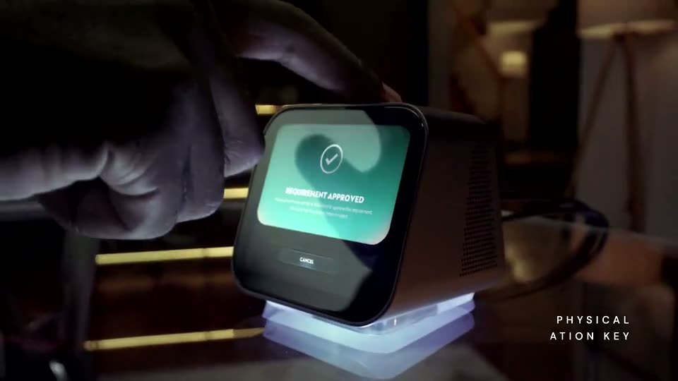 Official demonstration of a hand approving an action on Violoop