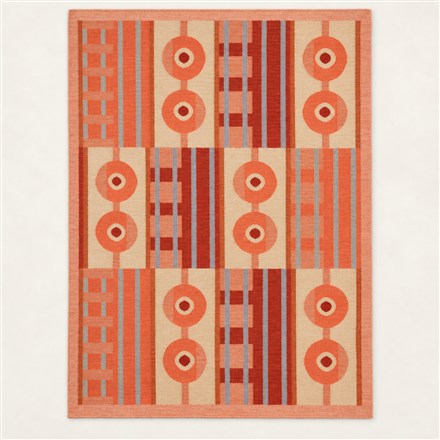 This Architectural Wool Rug Turns London Tower Blocks Into a Colorful Floor Pattern