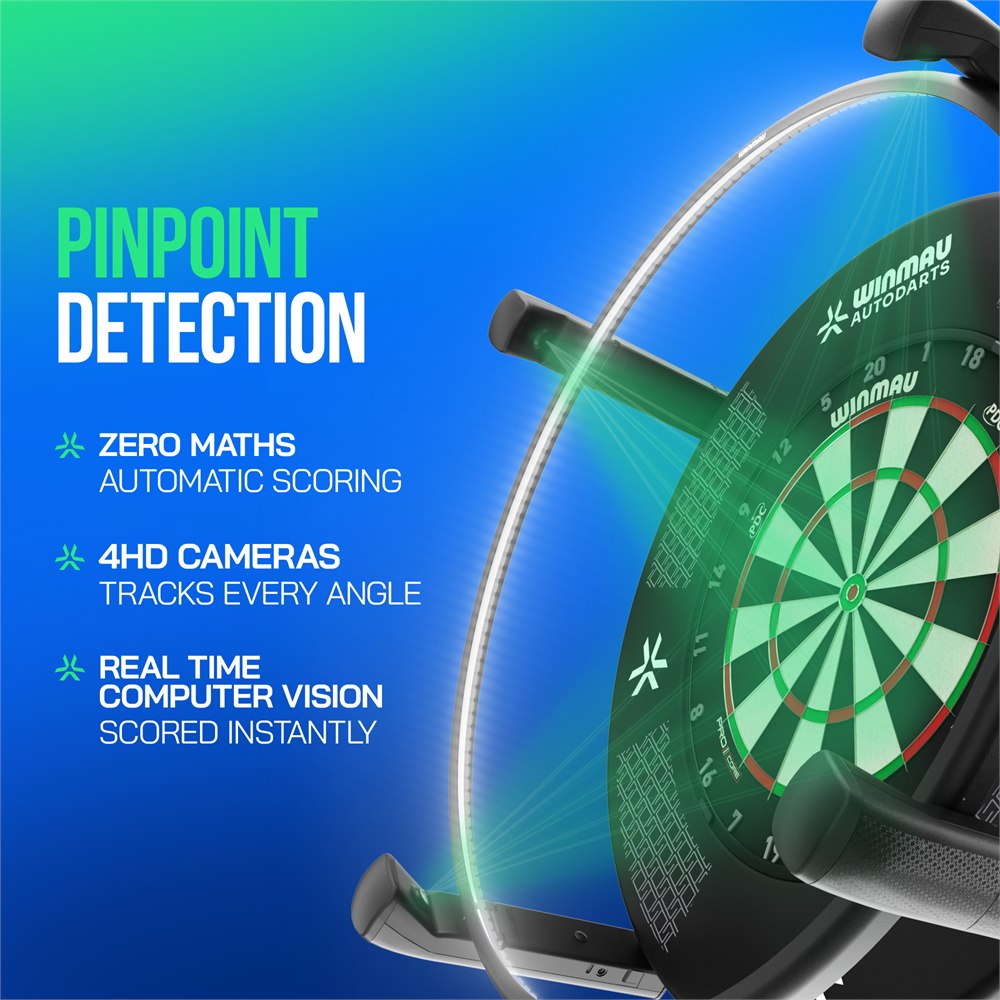 Official Autodarts X camera detection illustration