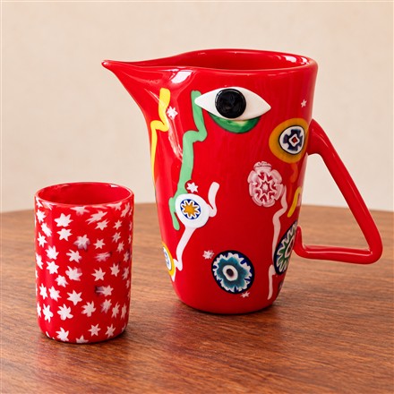 This Murano Glass Bird Pitcher Pours Drinks Through Its Beak