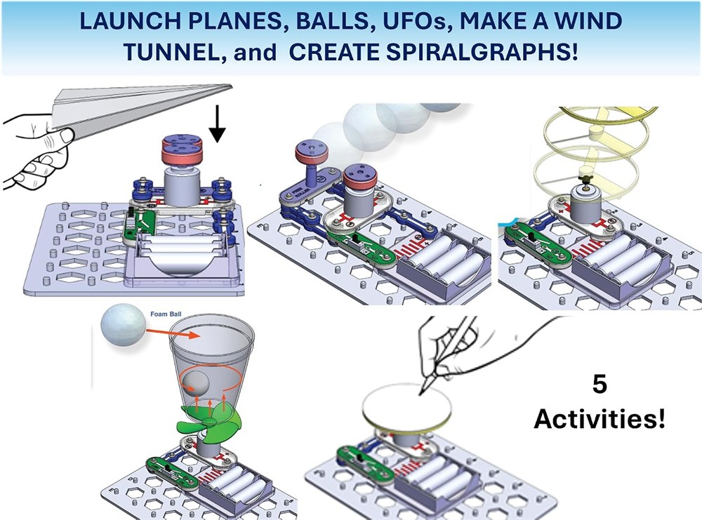 Five Flight Deck activities including airplane and foam ball launchers