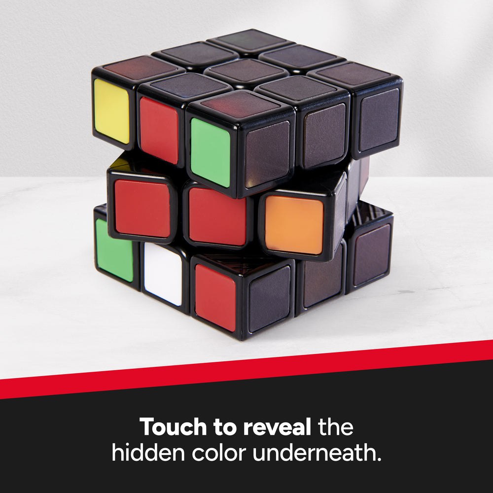 Twisted Phantom cube with colors partially revealed