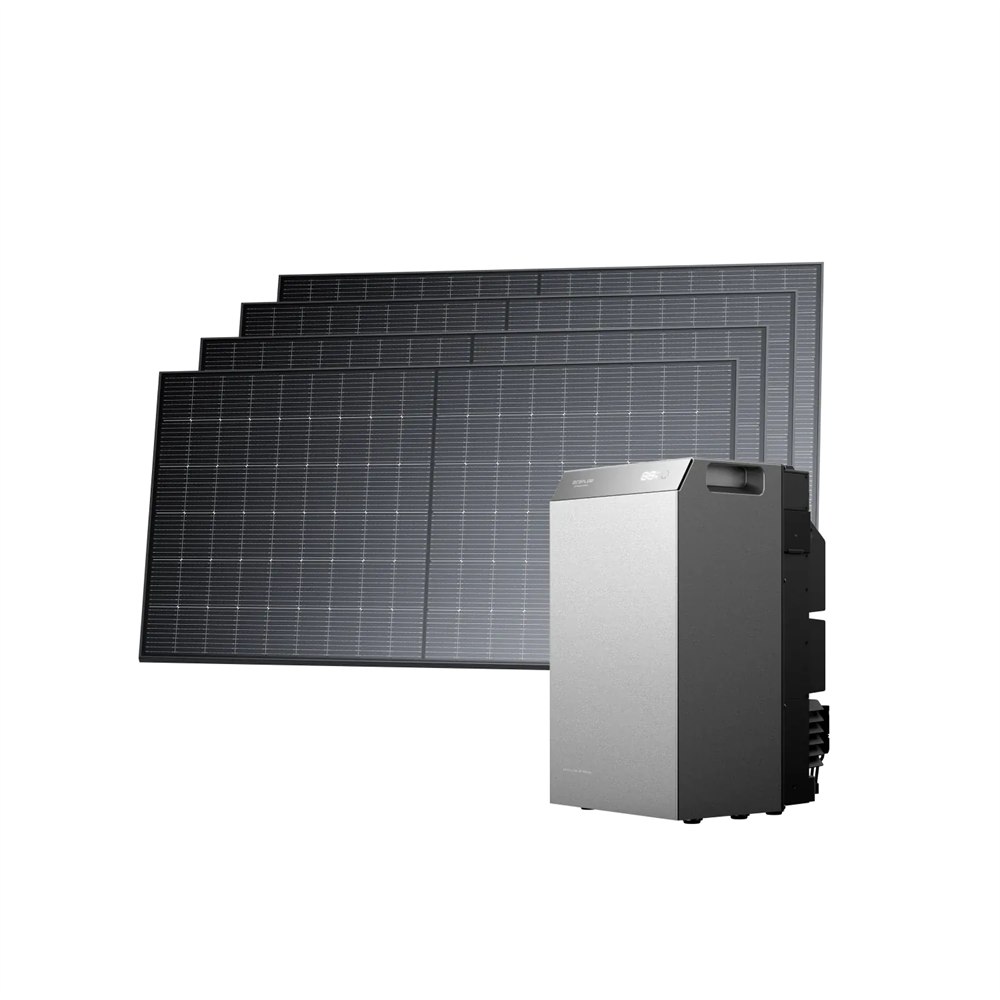 EcoFlow STREAM 5000 shown with rigid solar panels