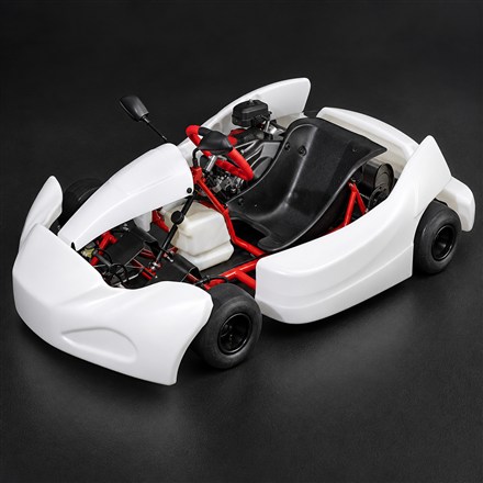 This Entry-Level Racing Kart Fits in a Minivan and Stores Upright