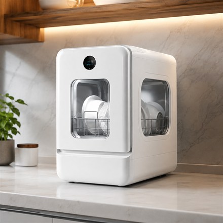This Portable AI-Assisted Dishwasher Cleans Dishes In 15 Minutes