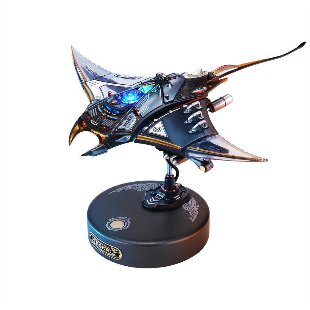 ROKR MI06 manta ray model on its display stand