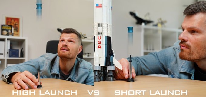 Creator demonstrating high and short ring launches