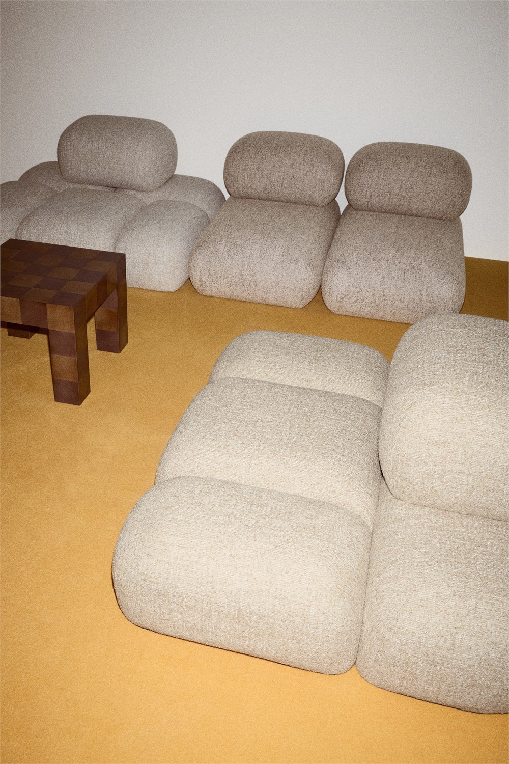 Poma and Soluna seating grouped in a room