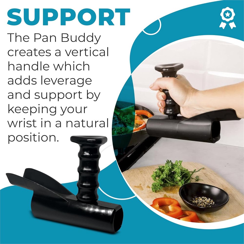 Pan Buddy vertical handle and wrist support product detail