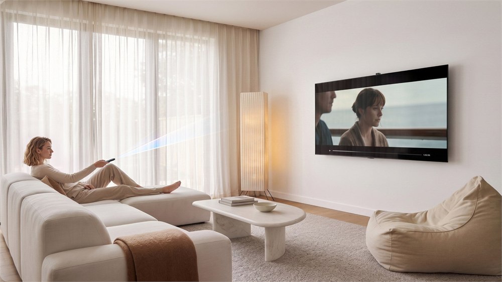 AX1 television height controlled with a remote