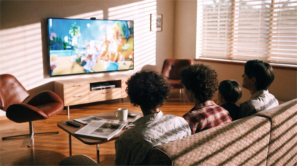 AX1 television setup for shared family viewing