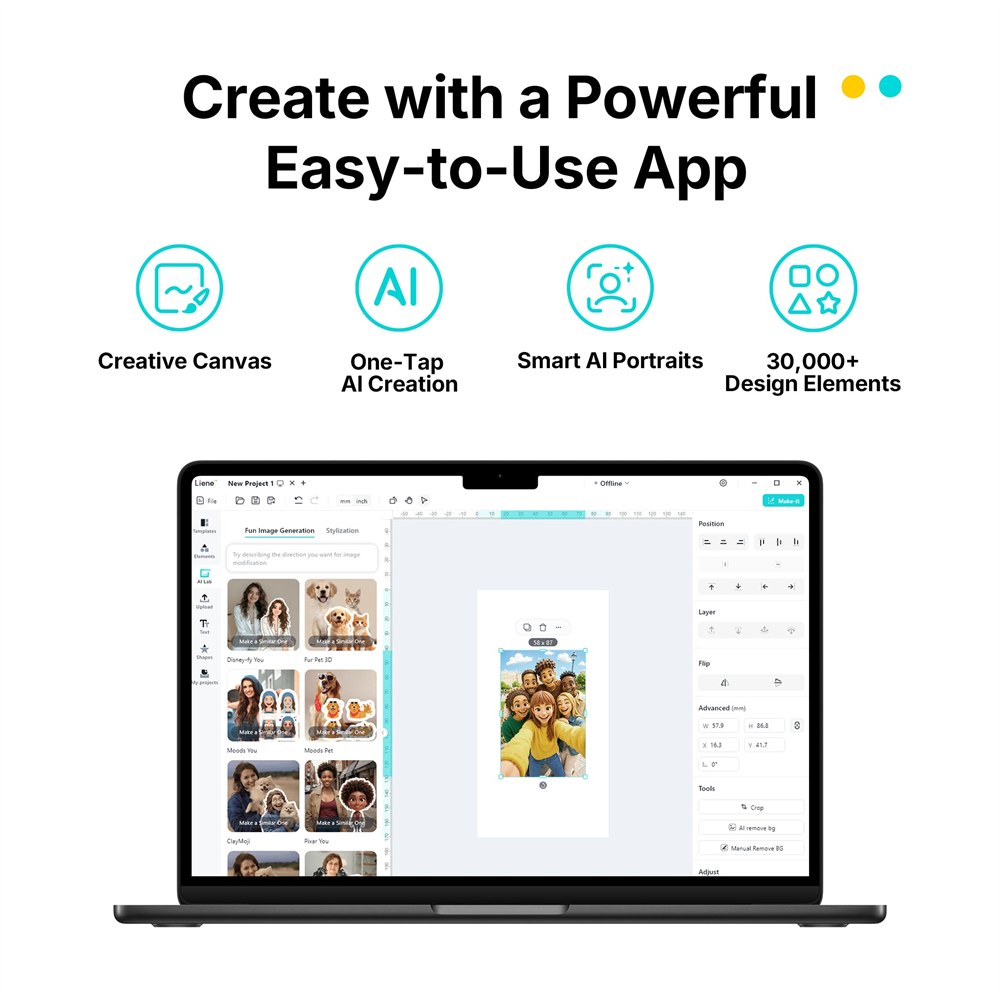 Liene creative app artwork tools