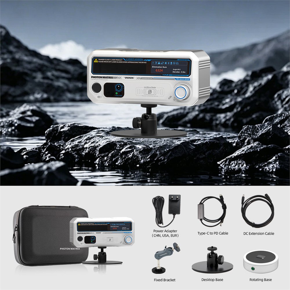 Photon Matrix mosquito defense product package and included accessories