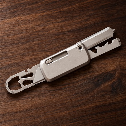 This Pocket Multitool Slides Open to Reveal a Tiny 36-Function Toolbox
