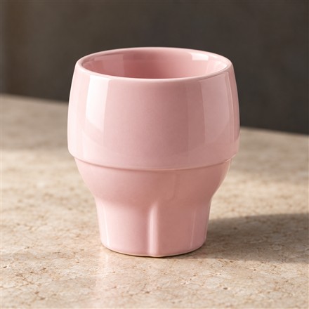 These Porcelain Coffee Cups Use Internal Ridges to Swirl Your Brew