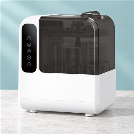This Baby Bottle Washer Uses 64 Spray Nozzles to Clean Bottles and Pump Parts