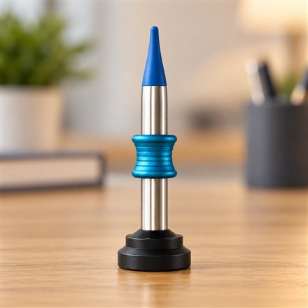 This Ring Launcher Desk Toy Sends a Metal Ring Up and Catches It Again